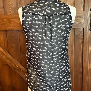 Horse blouse sleeveless Size Small